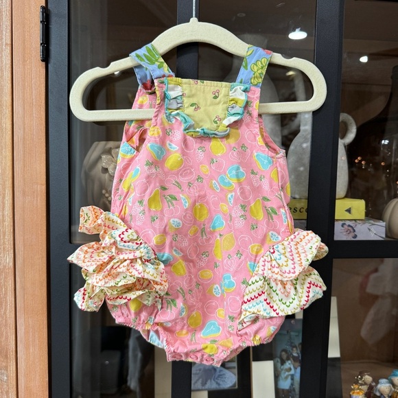 Matilda Jane Bubble Romper Sunsuit Little Lemon It's A Wonderful Parade ruffles - Picture 6 of 8